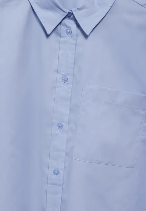 Lange Bluse original blue