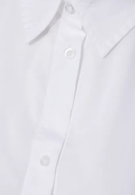Bluse im Loose Fit White