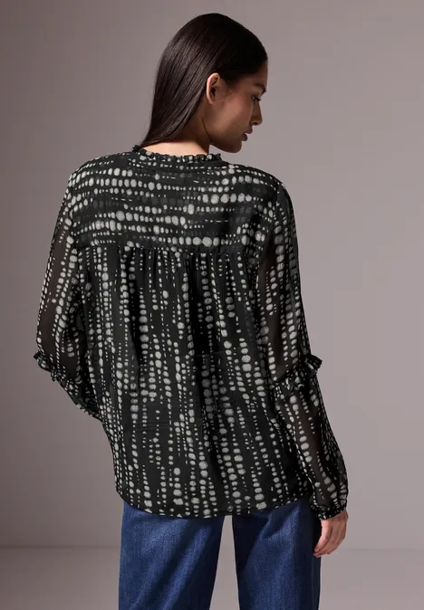 Chiffon-Tunika Black