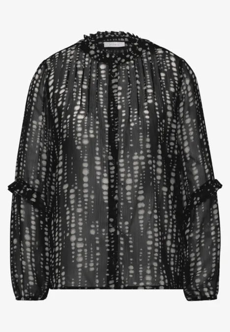 Chiffon-Tunika Black