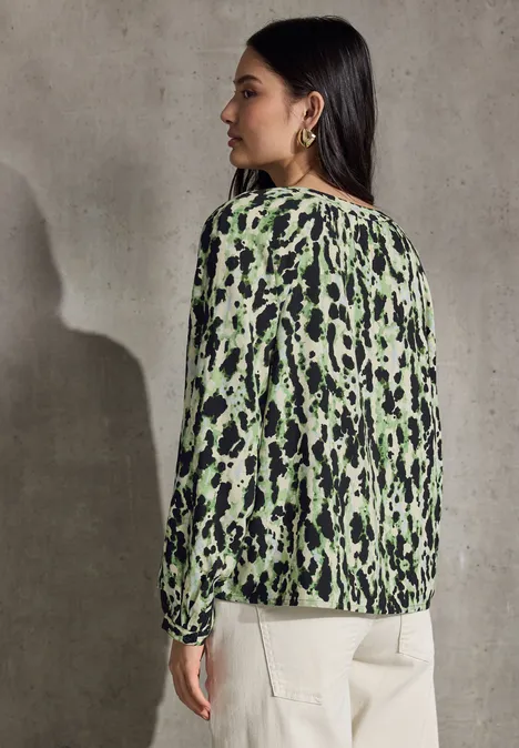 Loose Fit Raglan-Bluse vivid green