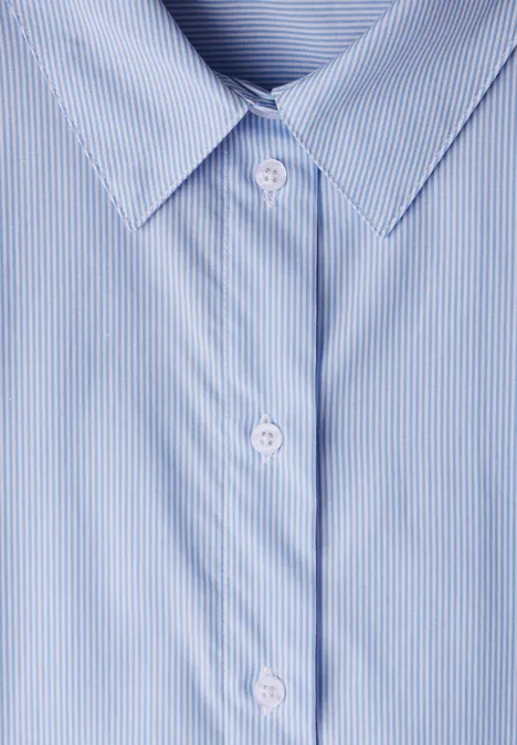 Gestreifte Longblouse columbia blue