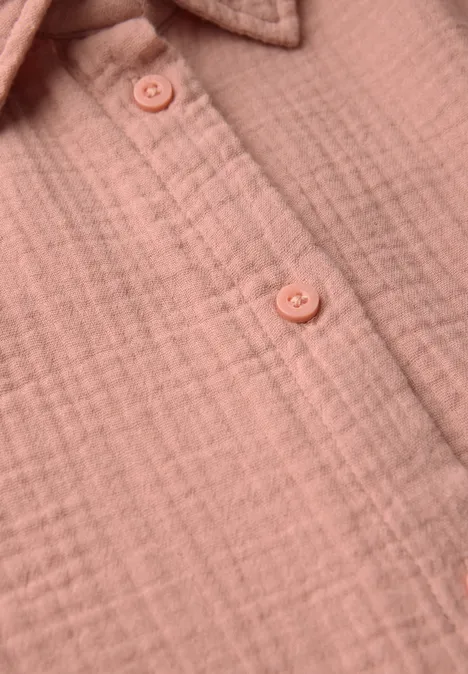 Musselin Hemdbluse dusty pink