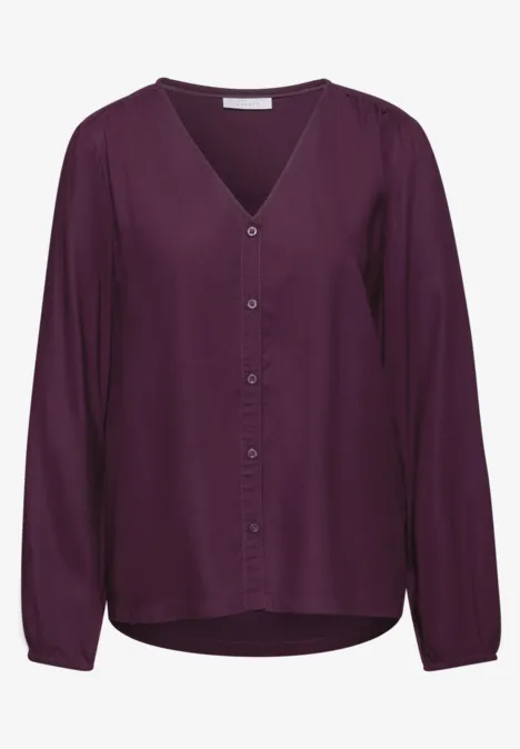 V-hals blouse met knopen null