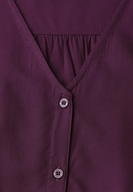 V-hals blouse met knopen null