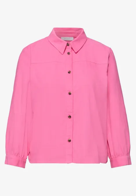 Hemdbluse glowy pink