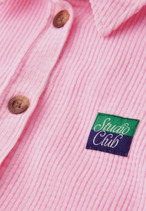 Bluse mit Patchdetail tulip pink Bluse mit Patchdetail tulip pink