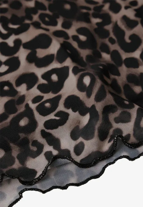 Jupe en maille cub brown