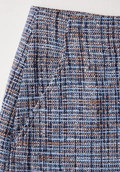Bouclé Rock silver lake blue