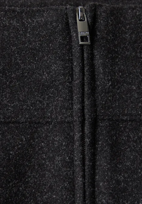 Rock in Woll-Optik anthracite melange