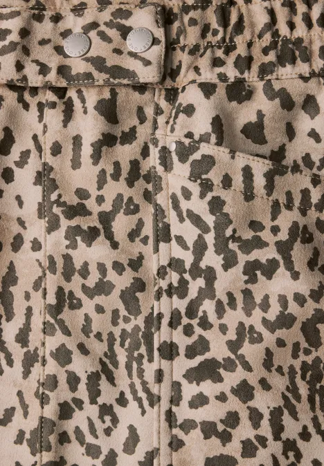 Paperbag Velours Rock creamy brown