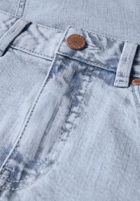 Jupe en jean bleached Ultrableached wash