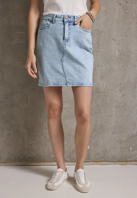 Jeansrock im Bleached-Look Ultrableached wash