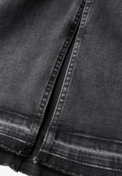 Midi Jeansrock Authentic Black Washed