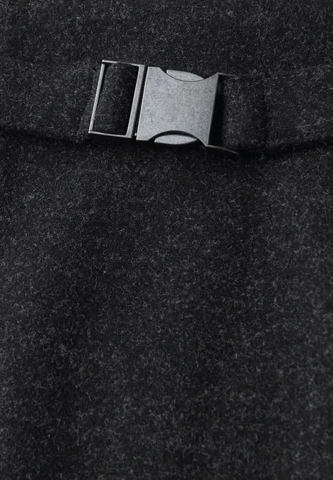 Rock in Woll-Optik anthracite melange