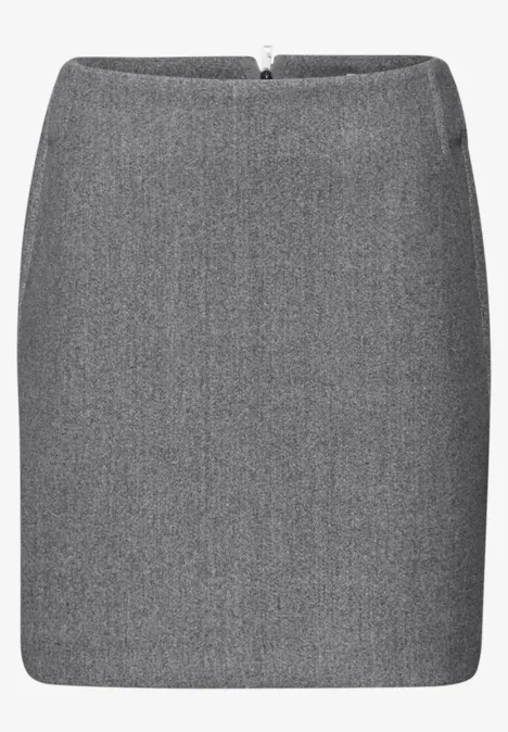 Rock in Wolloptik mineral grey mel. Rock in Wolloptik mineral grey mel.