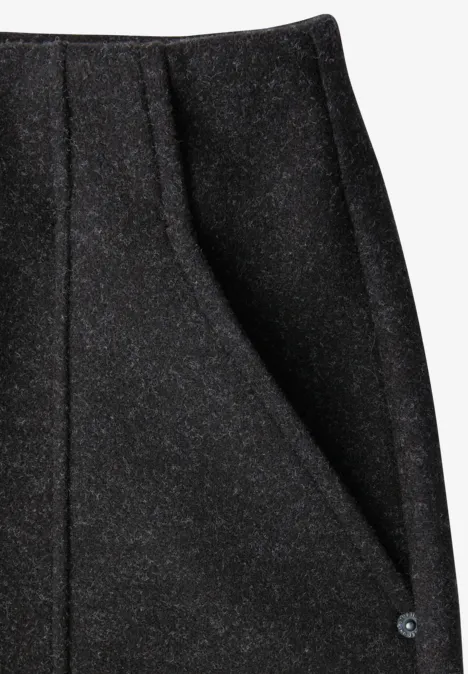 Rock in Wolloptik anthracite melange