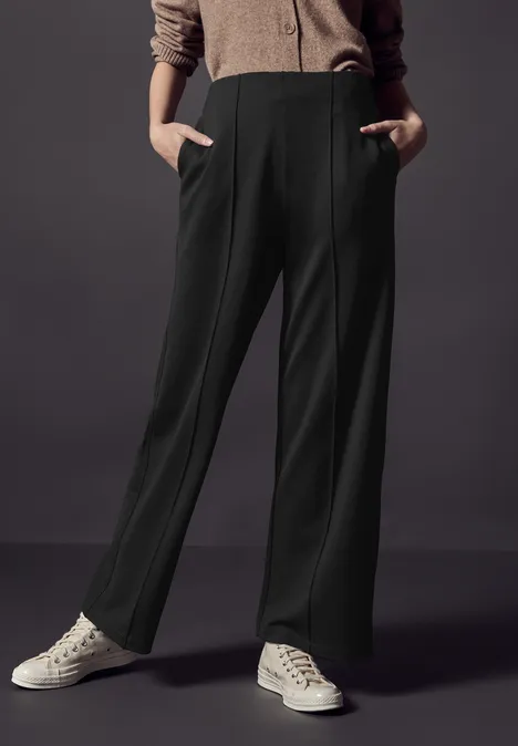 Weite Hose Black