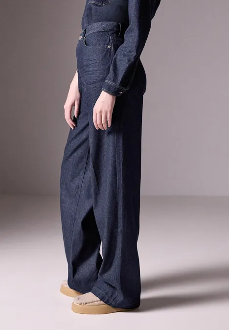 Weite Jeanshose Rinse washed