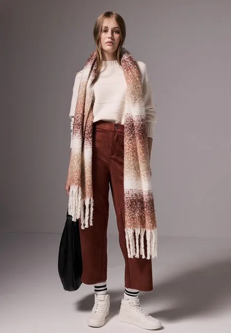 Velour Hose cherry brown