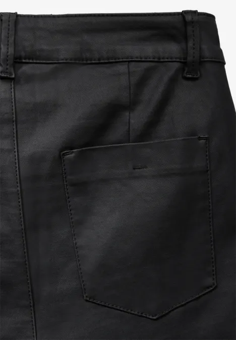 Beschichtete Hose Black