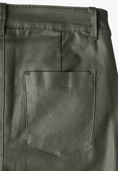Beschichtete Hose dark laurel green