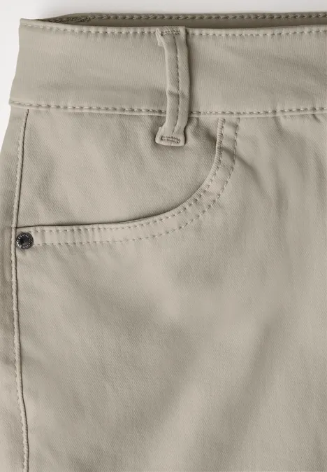 Beschichtete Hose cloud beige