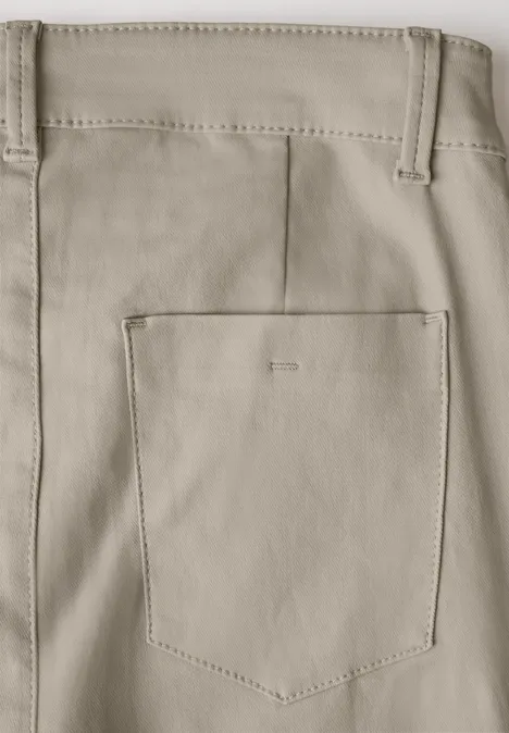 Beschichtete Hose cloud beige