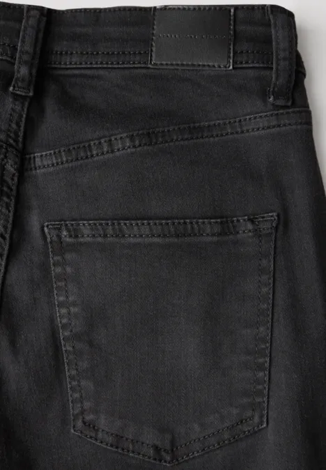Skinny Flared Jeans Black rinse