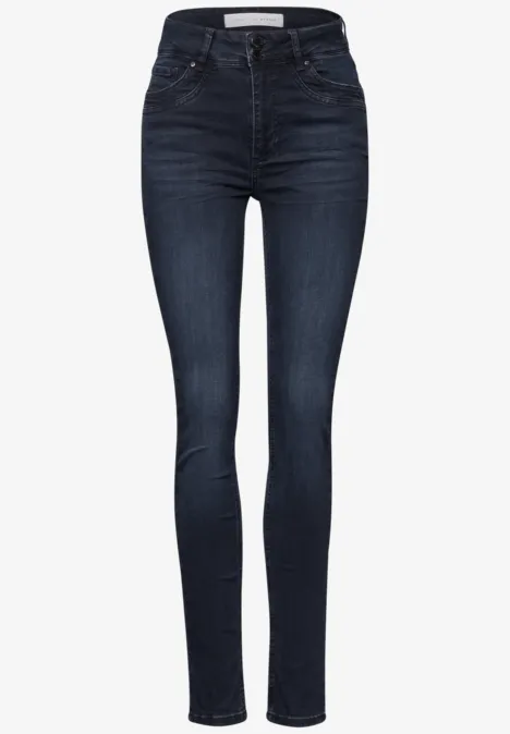 Jeans im Skinny Fit Blue Black Washed