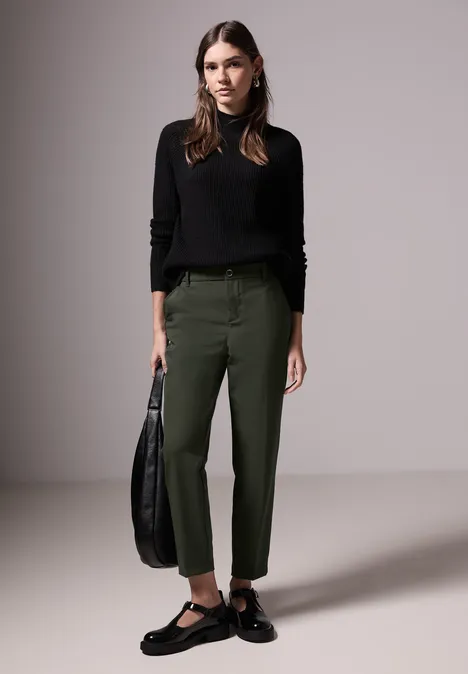 Technostretch chino's oil green