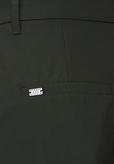 Technostretch chino's oil green