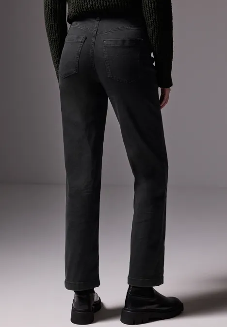 Straight Leg Jeans Black rinse