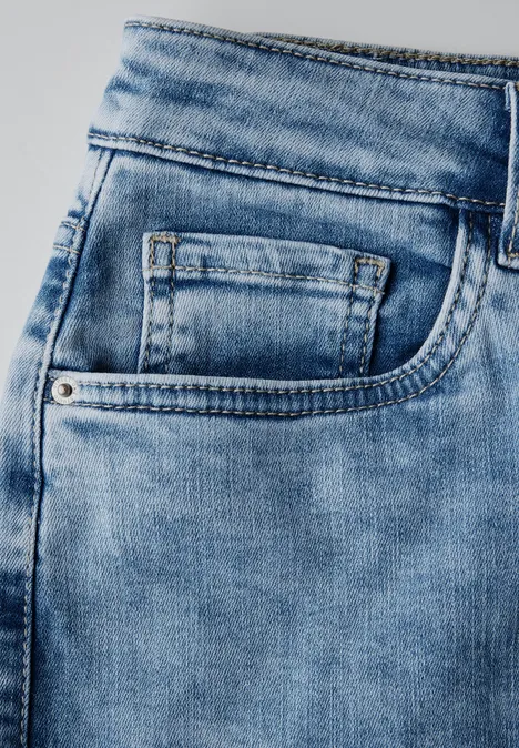 Wide Leg Jeans Light Blue Wash