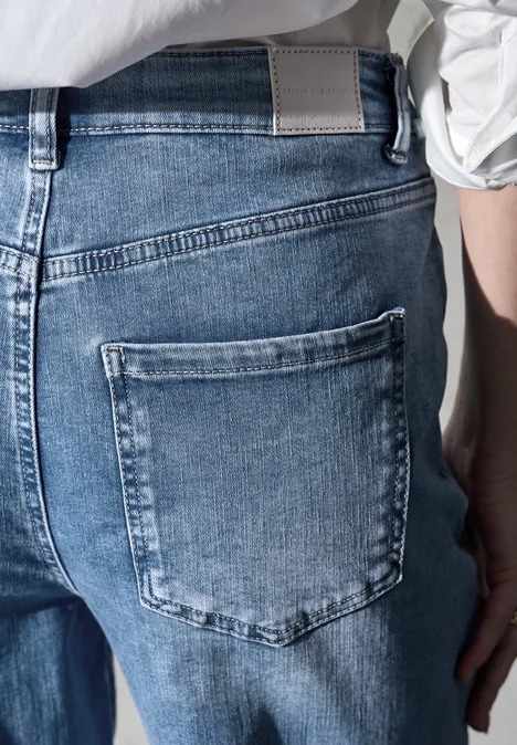Wide Leg Jeans Light Blue Wash
