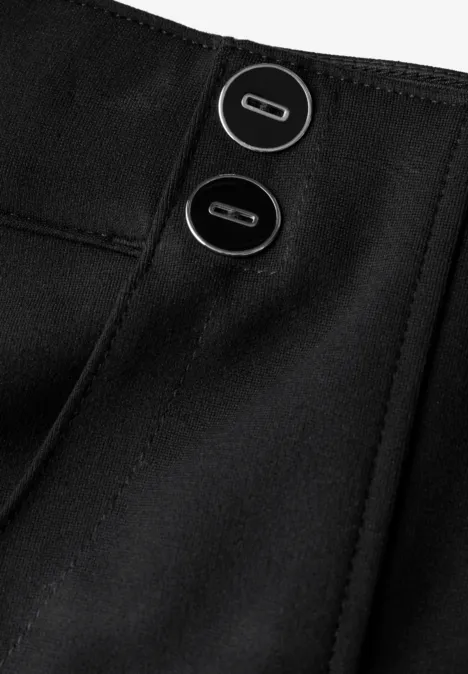 Straight Leg Hose Black
