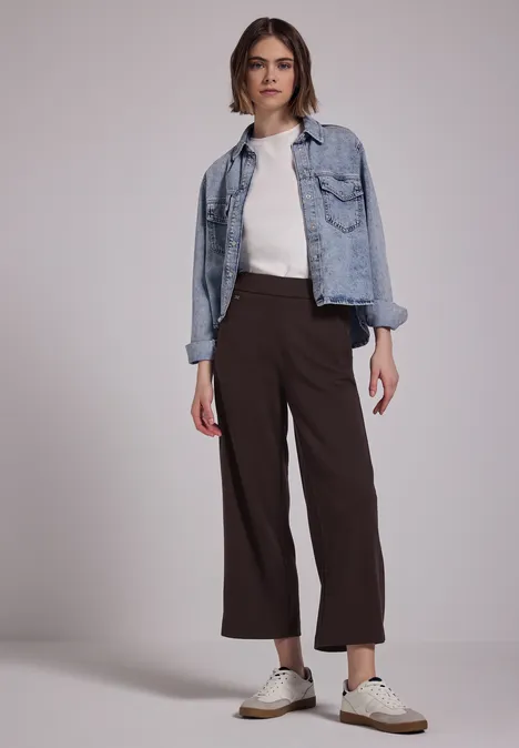 Culotte plummy brown