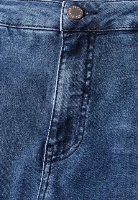 Wide Leg Jeans dark blue wash