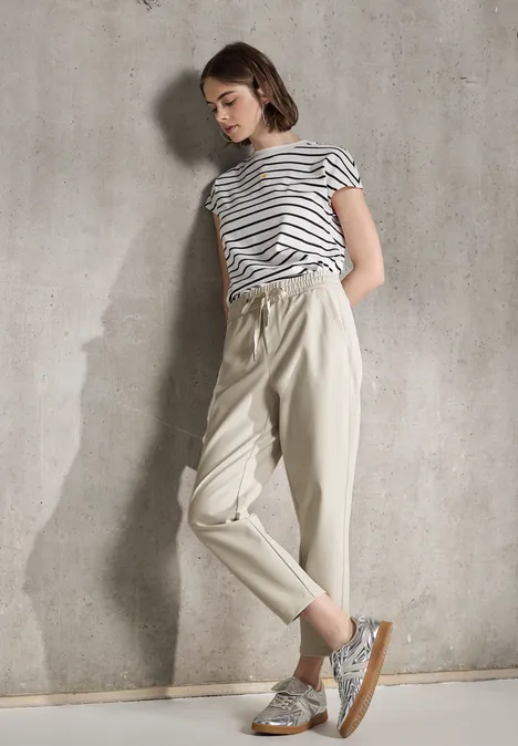 Chino Joggpants moonstone sand