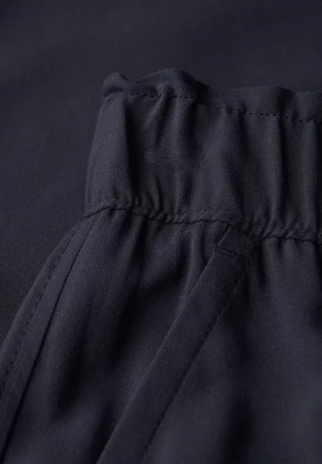 Viskose-Culotte dark void blue