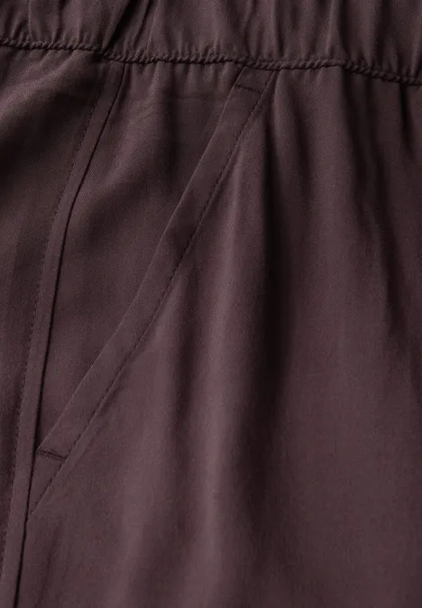 Viskose-Culotte fudge red