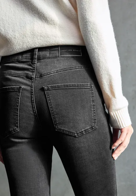 Skinny Fit Jeans black washed