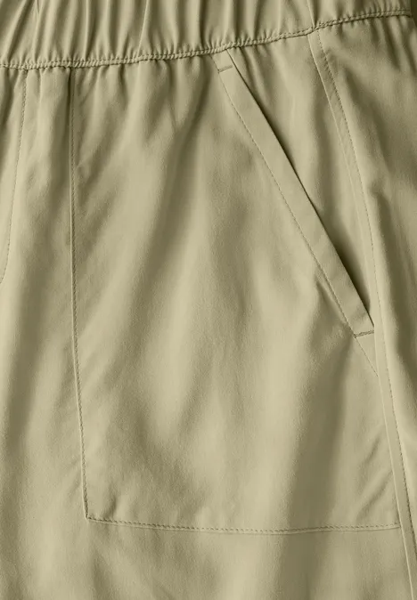 Culotte in Unifarbe arid green