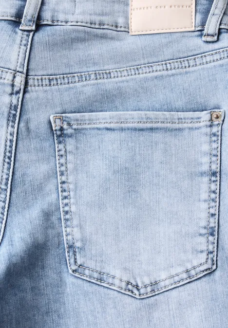 Jeans Culotte Light Blue Wash