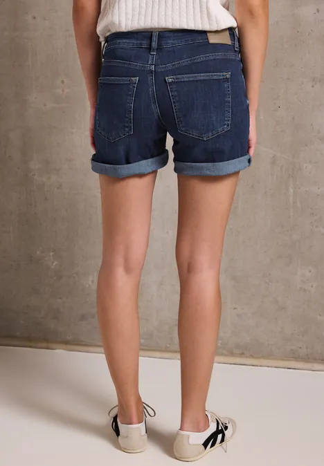 Jeansshorts Dark Blue Wash