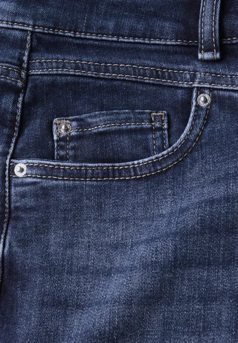 Jeansshorts Dark Blue Wash