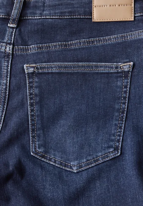 Jeansshorts Dark Blue Wash