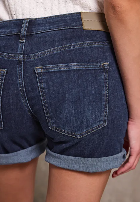 Jeansshorts Dark Blue Wash