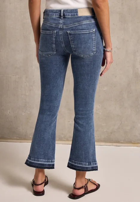 Flared Jeans Medium Blue Random