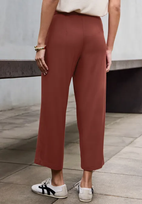 7/8 Jersey Culotte sienna brown